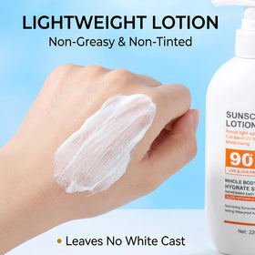 NovaCharm applied to face demonstrating non-greasy finish and coverage