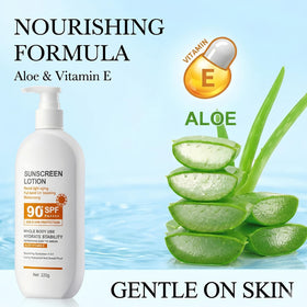 NovaCharm lotion on hand illustrating easy spreadability and quick absorption