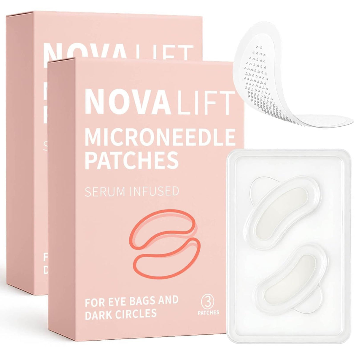 NOVALIFT front packaging showing sealed boxes and product branding for easy identification