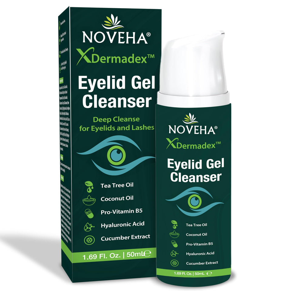 NOVEHA front packaging showing 50mL bottle and label, clear and informative