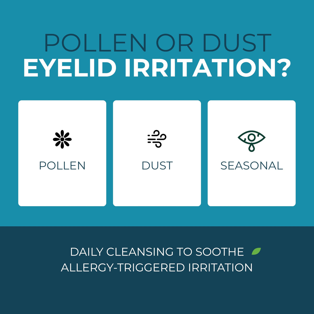 NOVEHA individually wrapped eyelid wipe for hygienic portability