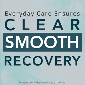 NOVEHA on bathroom counter suggesting easy daily aftercare routine