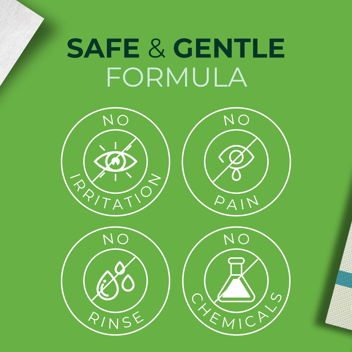 NOVEHA wipes on bathroom counter near mirror, daily routine convenience