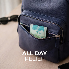 NOVEHA wipes stored in travel pouch for easy on-the-go use