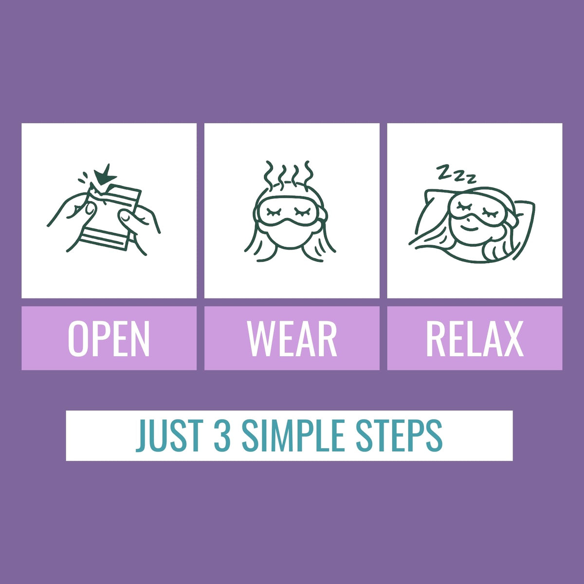 Person wearing NOVEHA mask in reclined pose showing hands-free relaxation