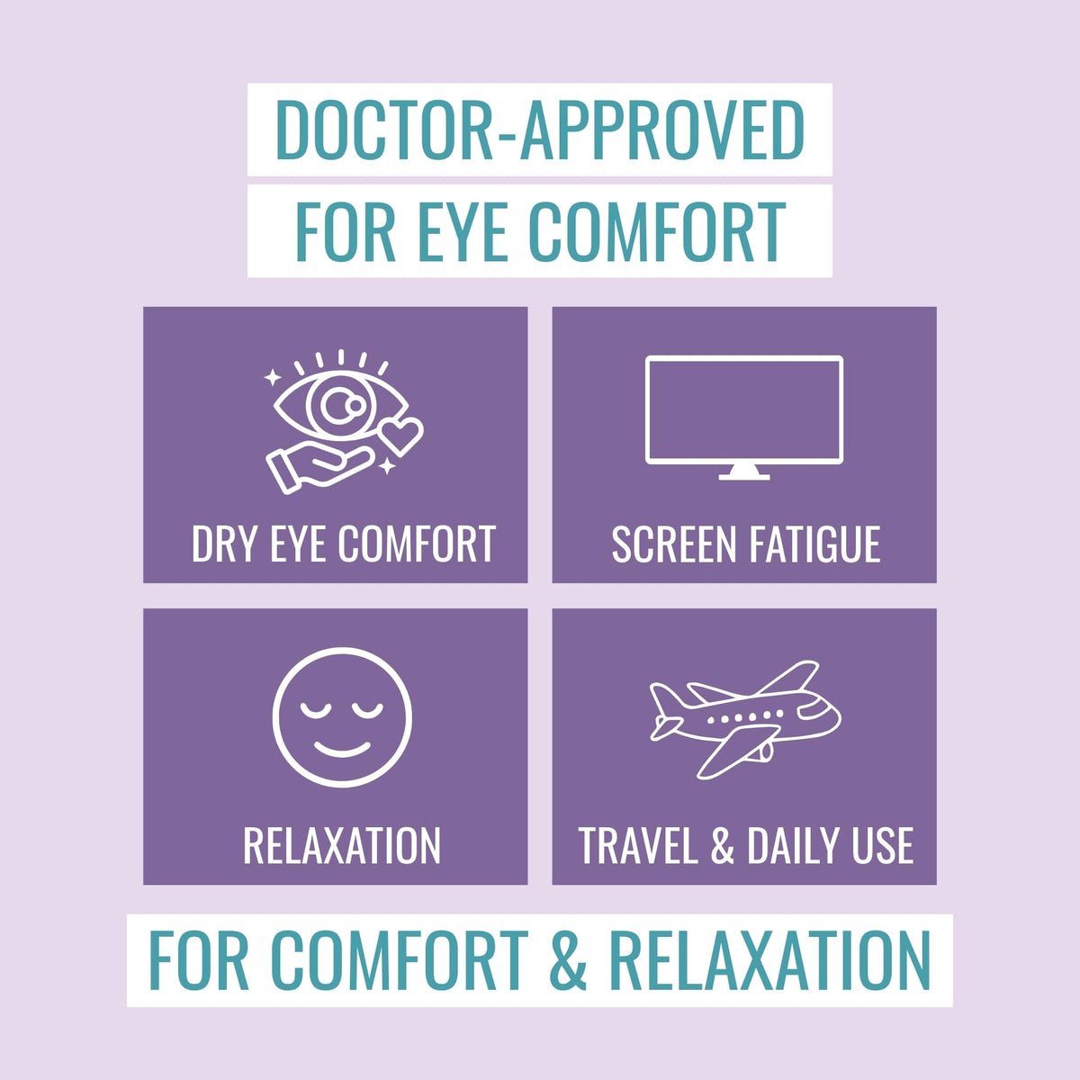 NOVEHA single unfolded mask demonstrating soft shape and eye coverage benefit