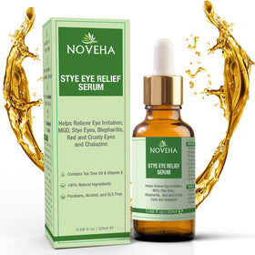 NOVEHA front bottle view showing 20 ml serum for quick symptom relief