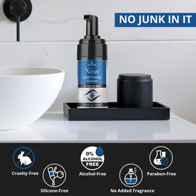 NOVEHA label close-up revealing ingredient highlights and usage guidance