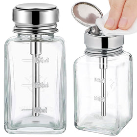 Noverlife clear glass front packaging showing sleek refillable design and tidy storage