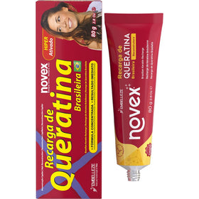 NOVEX front bottle shot showing product branding and smooth-hair promise