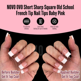 NOVO OVO builder gel top coat bottle included for enhanced shine and durability
