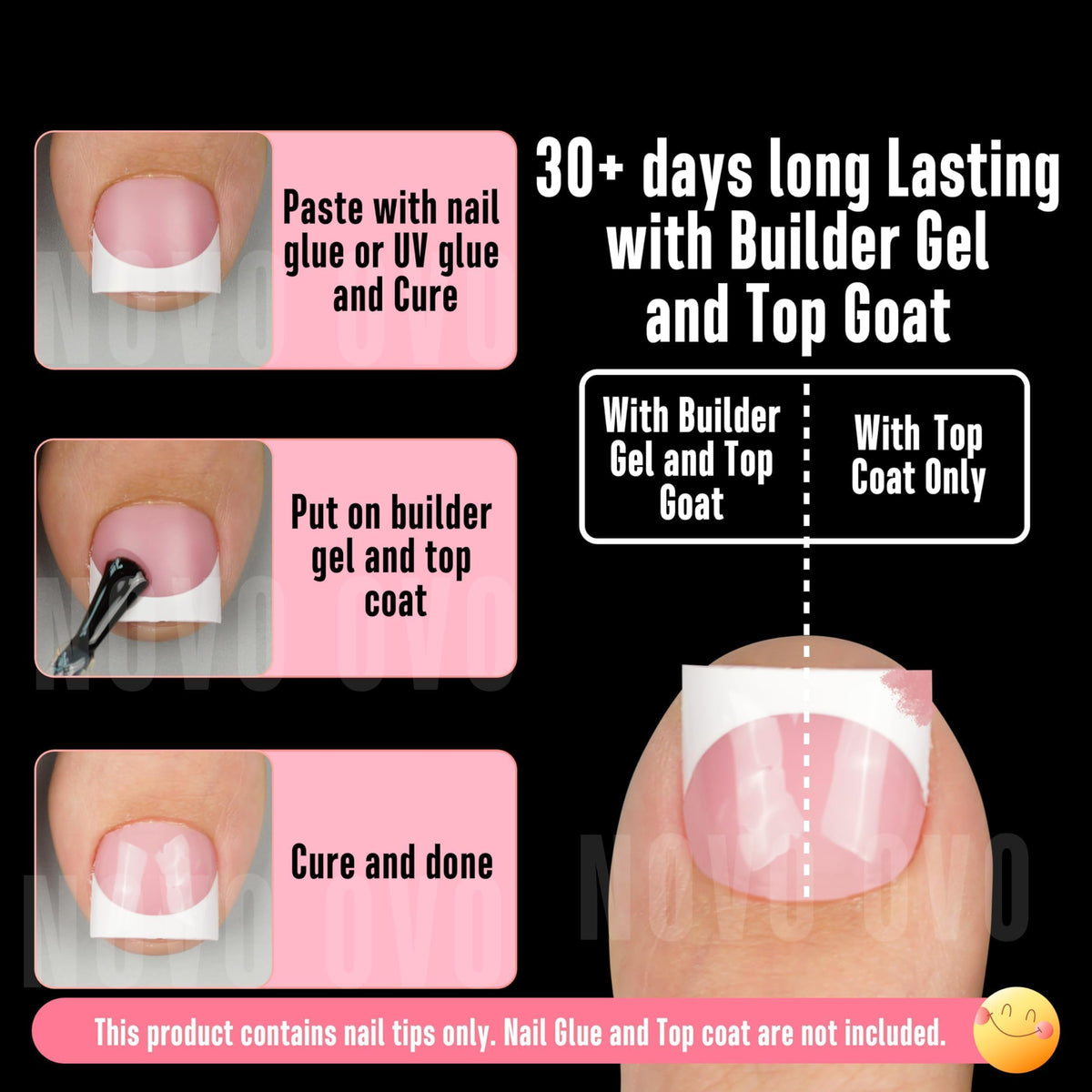 NOVO OVO big-toe size display illustrating wide-fit options and accurate sizing