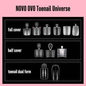 NOVO OVO comparison of big toe size variants for perfect fit confidence