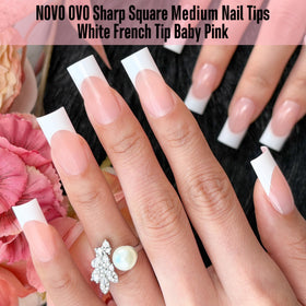 NOVO OVO builder gel and top coat bottles displayed to show included reinforcement and shine