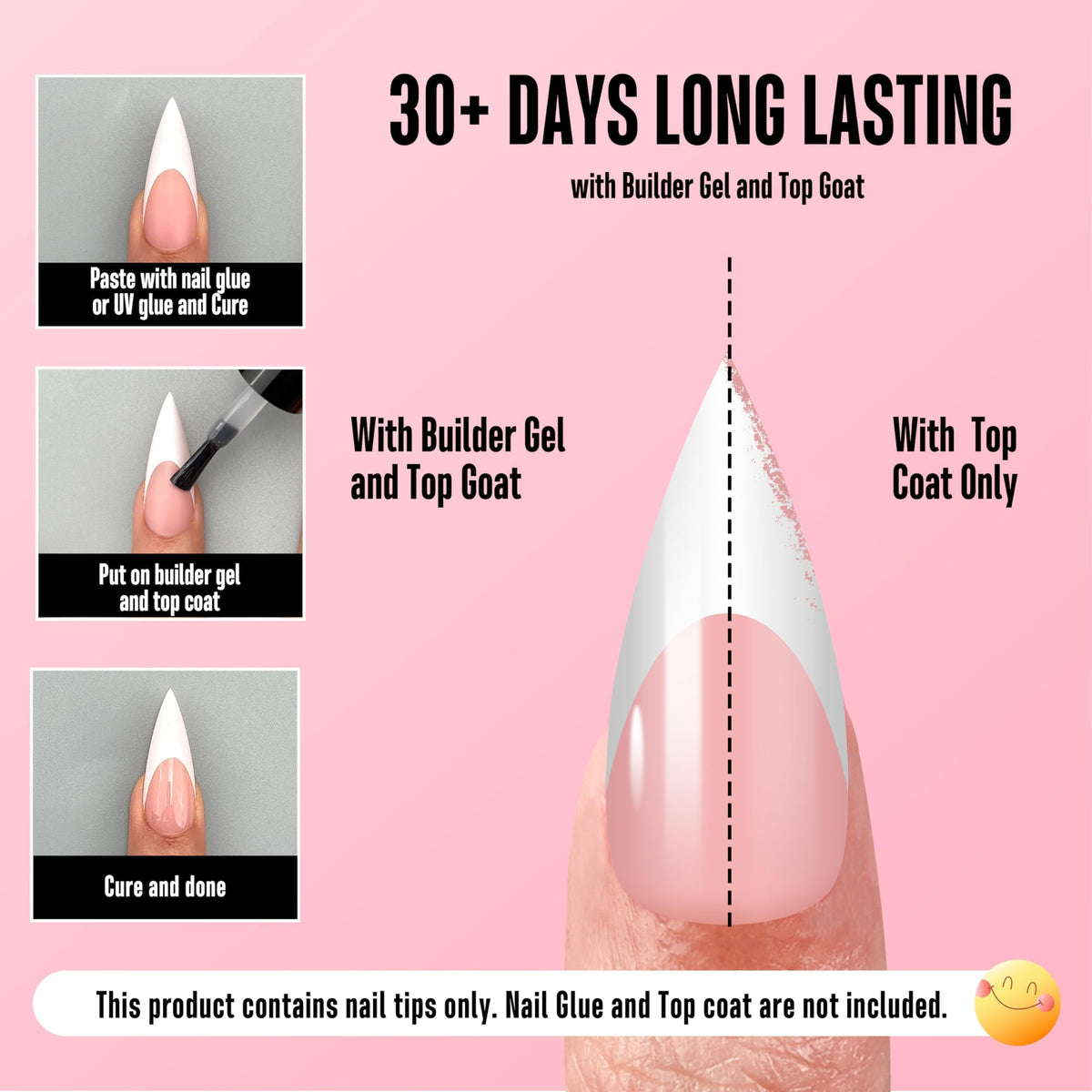 NOVO OVO builder gel finish with glossy topcoat for salon shine