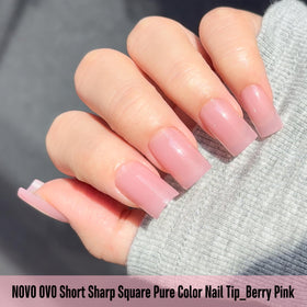NOVO OVO close-up showing matte texture and soft gel finish for natural look