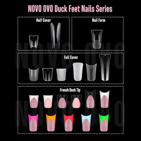 NOVO OVO close-up of pre-etched tip surface improving glue and gel adhesion