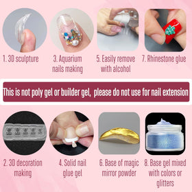 NOVO OVO close-up solid gel texture highlighting non-sticky control benefit