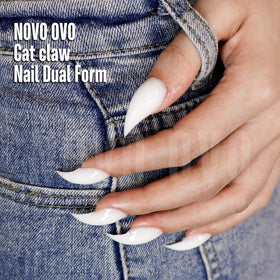 NOVO OVO close-up of curved edge detail, precise arch for consistent extensions