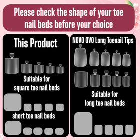 NOVO OVO tip beside foot for scale showing fit and customization potential