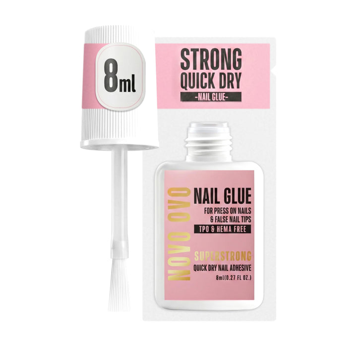 NOVO OVO front bottle showing label and 8ml size for strong hold