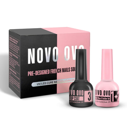 NOVO OVO front packaging showing both bottles and kit benefits