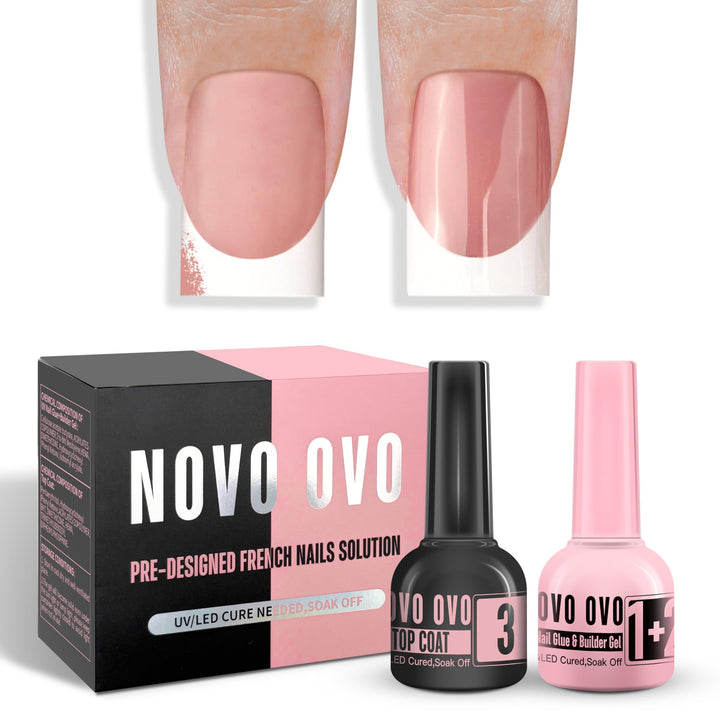 NOVO OVO front packaging showing kit contents and quick benefits