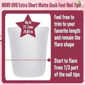 NOVO OVO full set displayed with 12 sizes for accurate nail bed fit