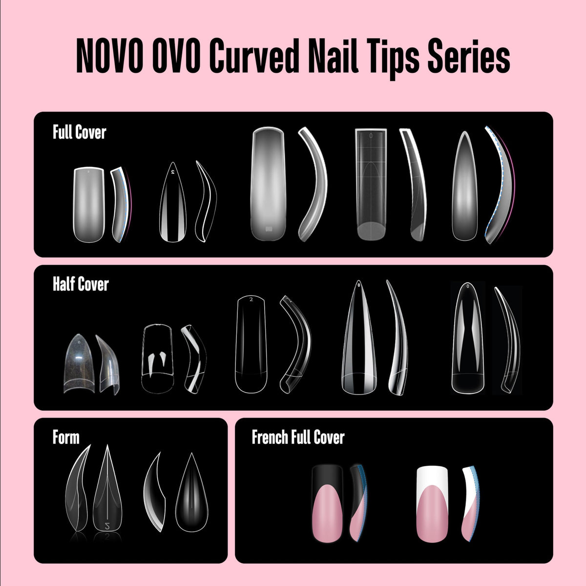 NOVO OVO Halloween manicure on model, bold talon styling for events