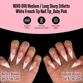 NOVO OVO application on hand demonstrating fast attach and natural look