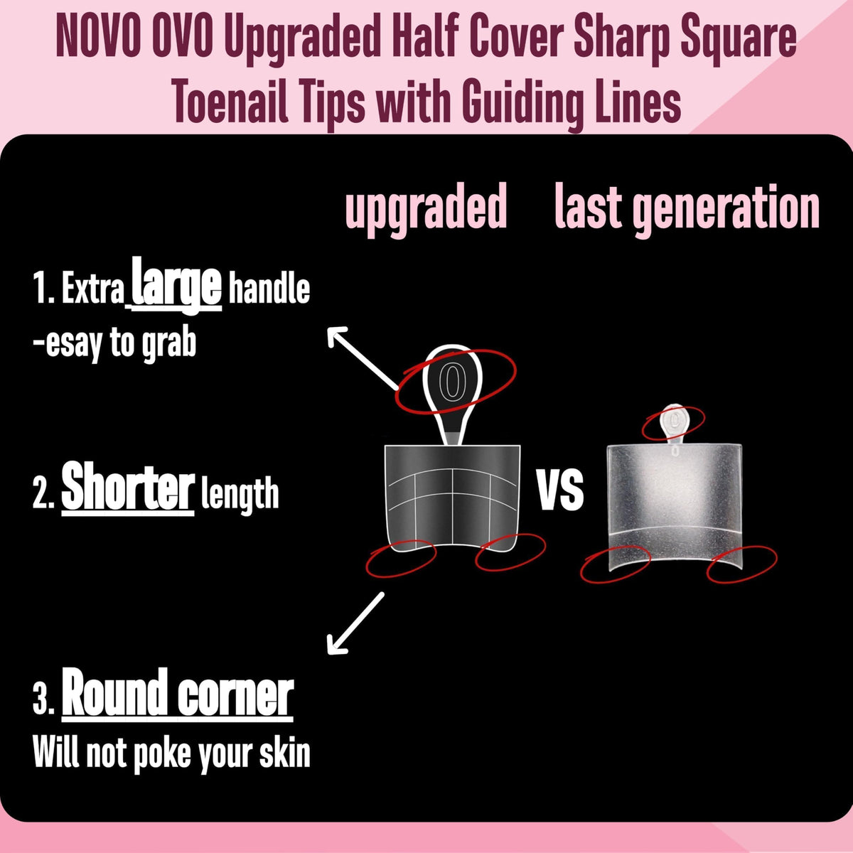NOVO OVO in-salon application image showing technician pressing tips for fast, neat results