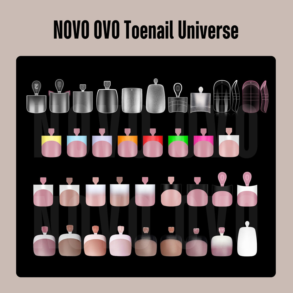 NOVO OVO label close-up showing prep information, helps confirm product details