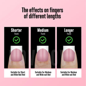NOVO OVO lifestyle hands wearing French tips demonstrating polished, ready-to-wear look