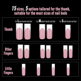 NOVO OVO berry pink long sharp square nails worn in lifestyle shot showing polished final look