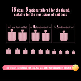 NOVO OVO pack open revealing nails sorted by size for easy selection