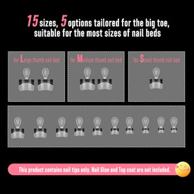 NOVO OVO scale comparison on a big toe illustrating wide-fit comfort and coverage