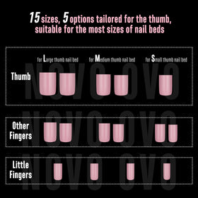 NOVO OVO scale comparison on a hand model to show realistic length and coverage