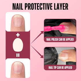 NOVO OVO repair sheet concealed under acrylic overlay improving adhesion and protection