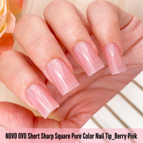 NOVO OVO array of 15 sizes arranged to show fit options for all nail beds
