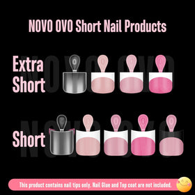 NOVO OVO size chart image showing 16 sizes for custom toe fitting