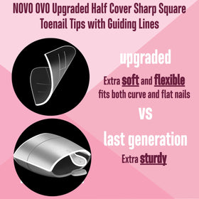 NOVO OVO layout displaying all 15 sizes and included pieces to compare fit and choose correct size