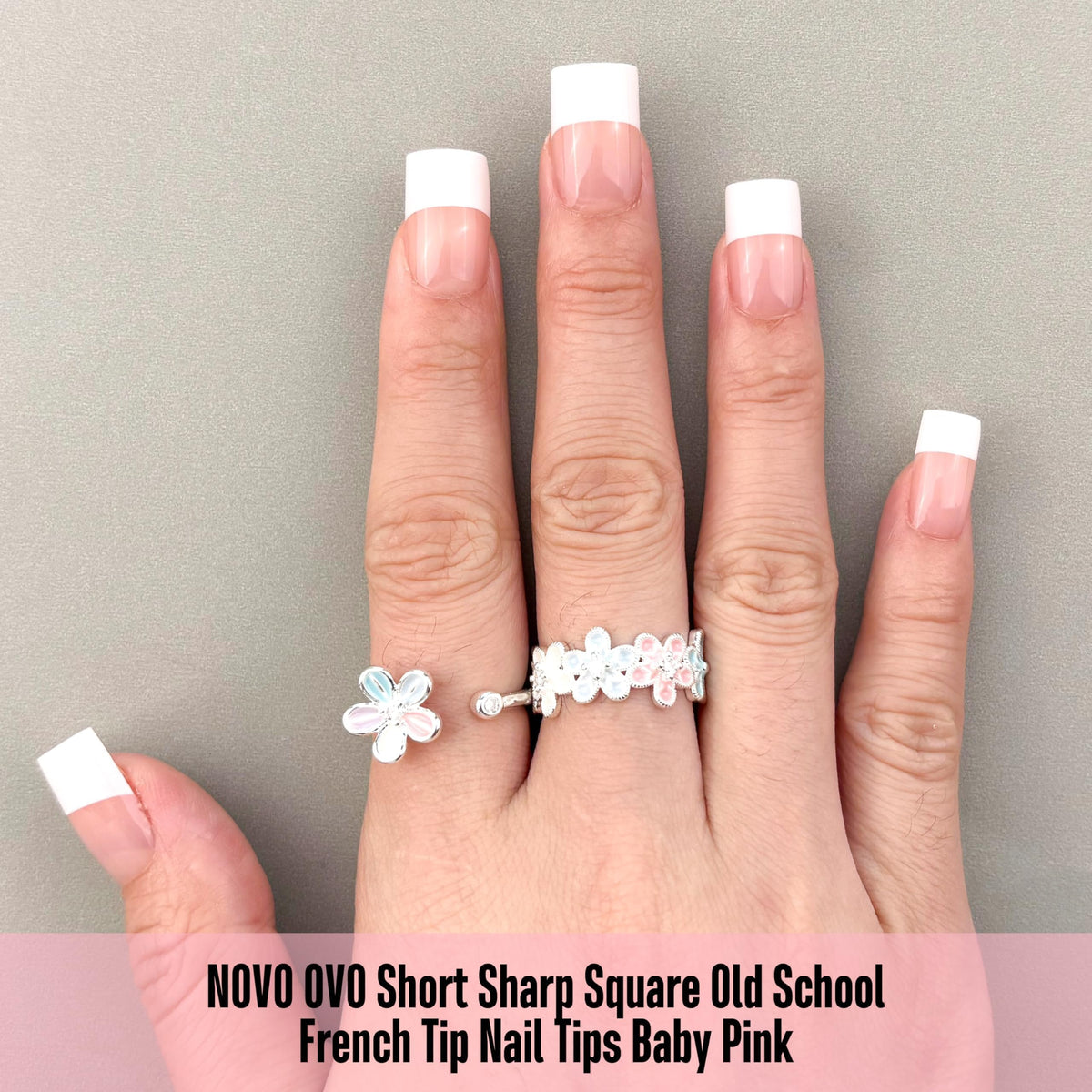 NOVO OVO layout of 15 sizes displayed to ensure customized fit for varied nail beds