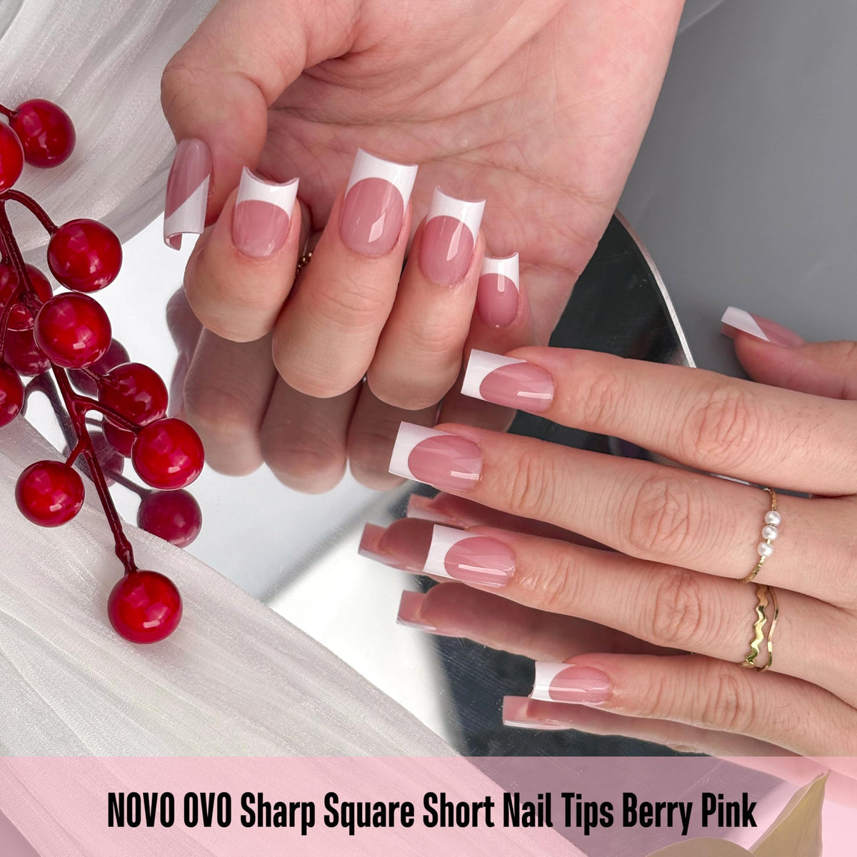 NOVO OVO soft-gel texture transparency highlighting flexible, mark-free bending benefit