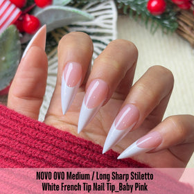 NOVO OVO thumb stiletto detail illustrating ready-to-wear sharp point