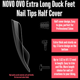 NOVO OVO tips held in hand for size comparison, scale clarity