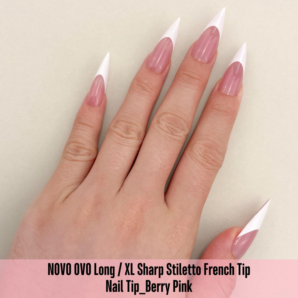 NOVO OVO application on hand demonstrating quick press-on use