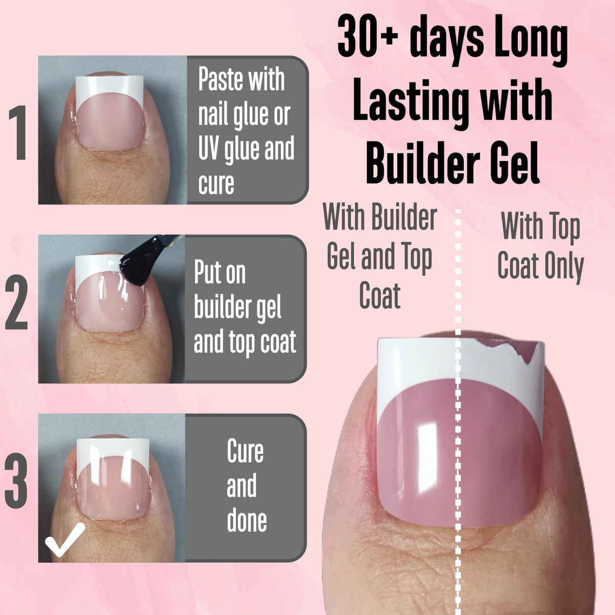 NOVO OVO toenails applied on feet wearing sandals, demonstrating wearable polished look