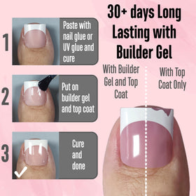 NOVO OVO toenails applied on feet wearing sandals, demonstrating wearable polished look