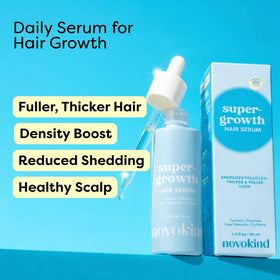 NOVOKIND close-up of serum texture demonstrating lightweight absorption benefit