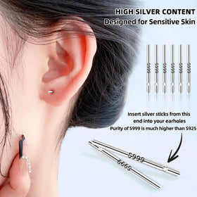 Novopiercing disposables and cleaning pads arranged for hygienic piercings